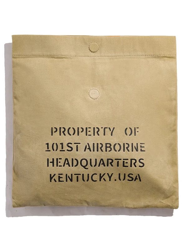 Waxed Canvas Clutch Bag