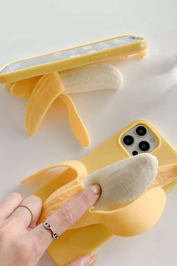 Weirdcore Banana Phone Case