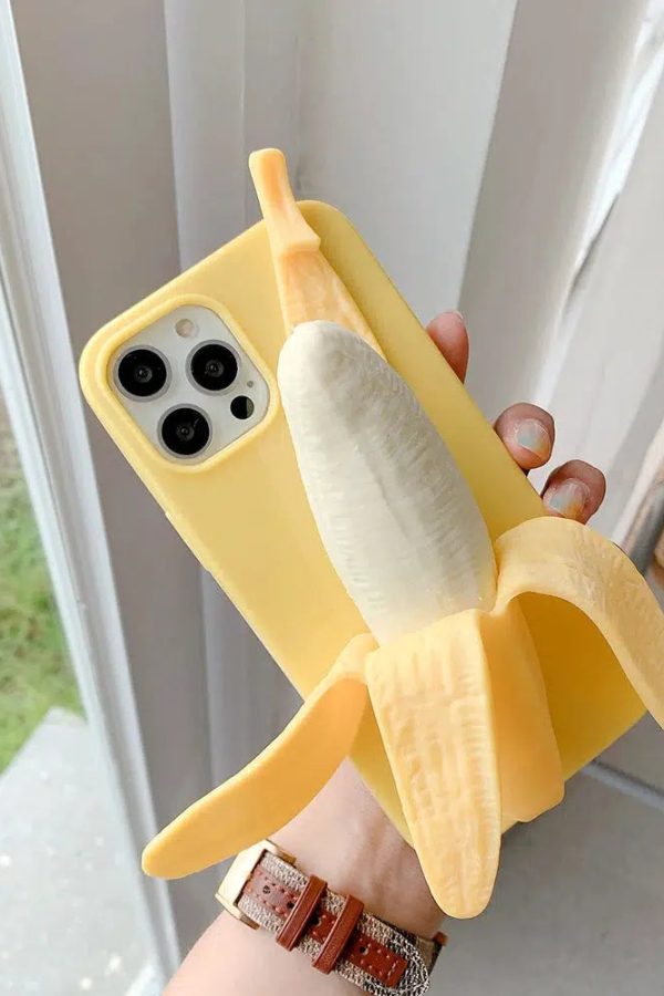 Weirdcore Banana Phone Case
