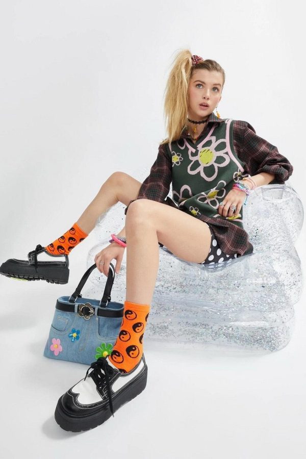 Weirdcore Belted Denim Handbag