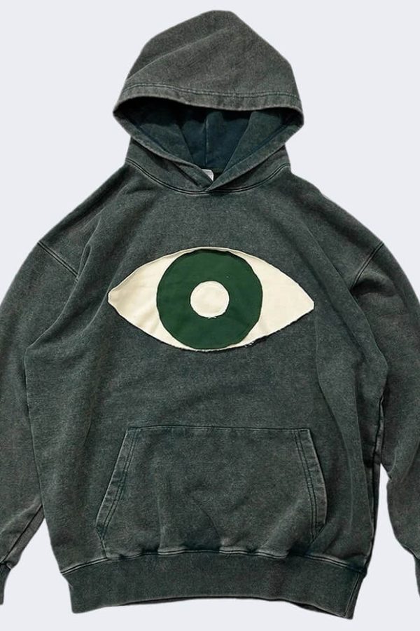 Weirdcore Big Eye Hoodie