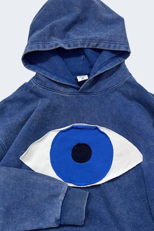 Weirdcore Big Eye Hoodie