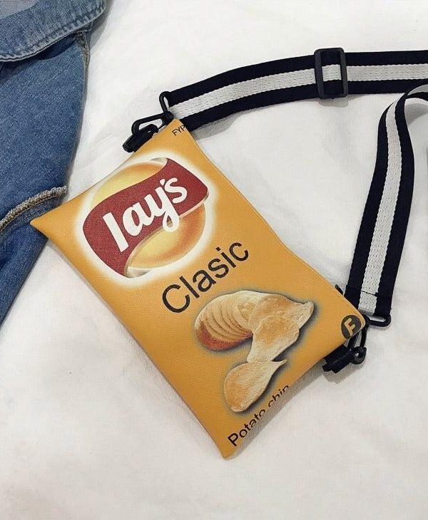 Weirdcore Chips Crossbody Bag