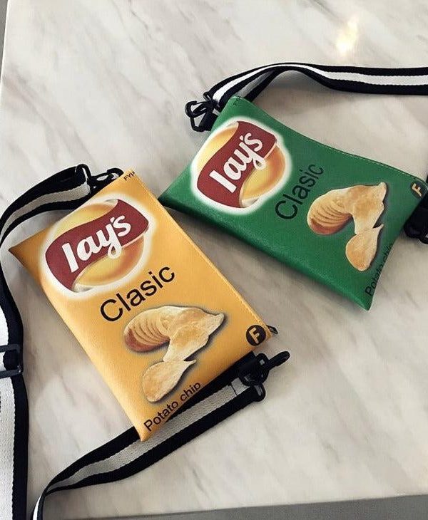 Weirdcore Chips Crossbody Bag