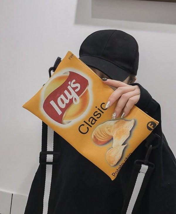 Weirdcore Chips Crossbody Bag