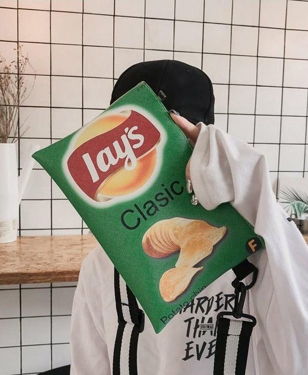 Weirdcore Chips Crossbody Bag