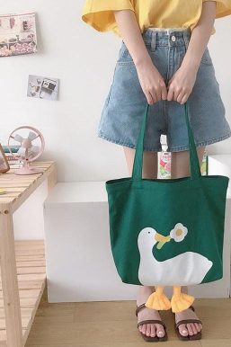 Weirdcore Duck Cloth Bag