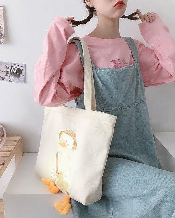 Weirdcore Duck Cloth Bag