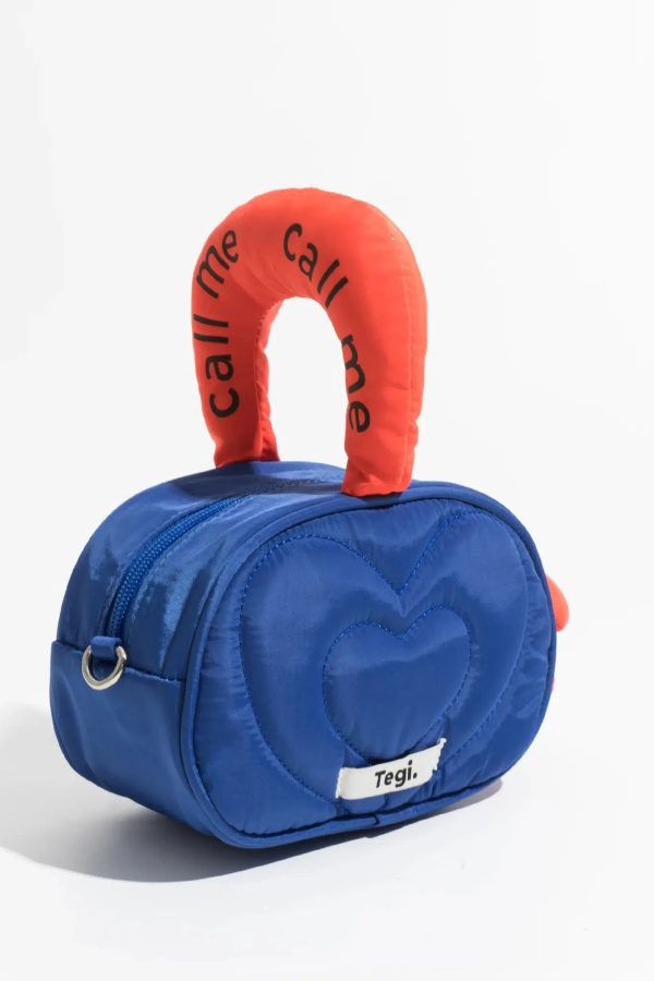 Weirdcore Heart Puffer Handbag