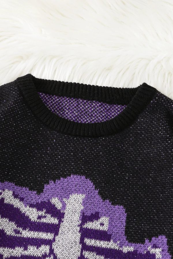 Weirdcore Skeleton Sweater