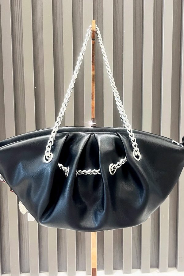 Weirdcore Zipper Charm Shoulder Bag