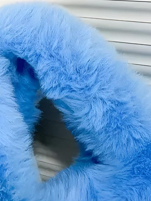 White Clouds & Blue Sky Fluffy Bag