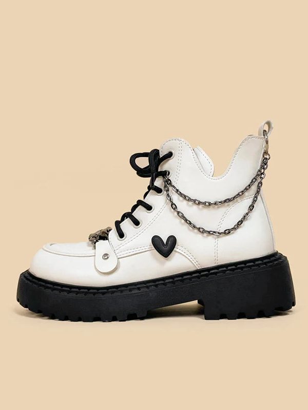 White Platform Boots