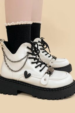 White Platform Boots