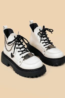 White Platform Boots