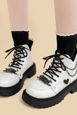 White Platform Boots