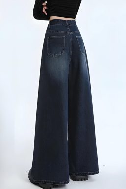 Wide Leg Regular Waist Jeans
