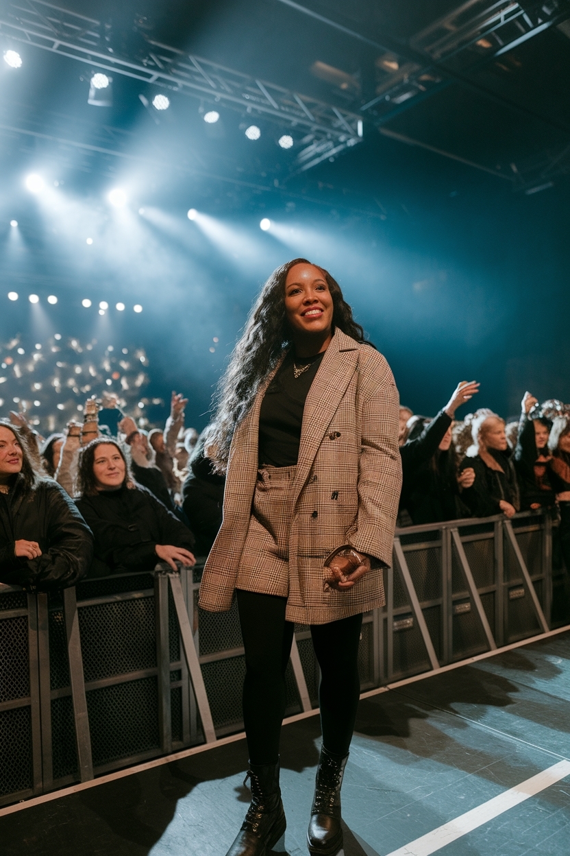 Winter Concert Outfit Ideas for Black Women outfit idea