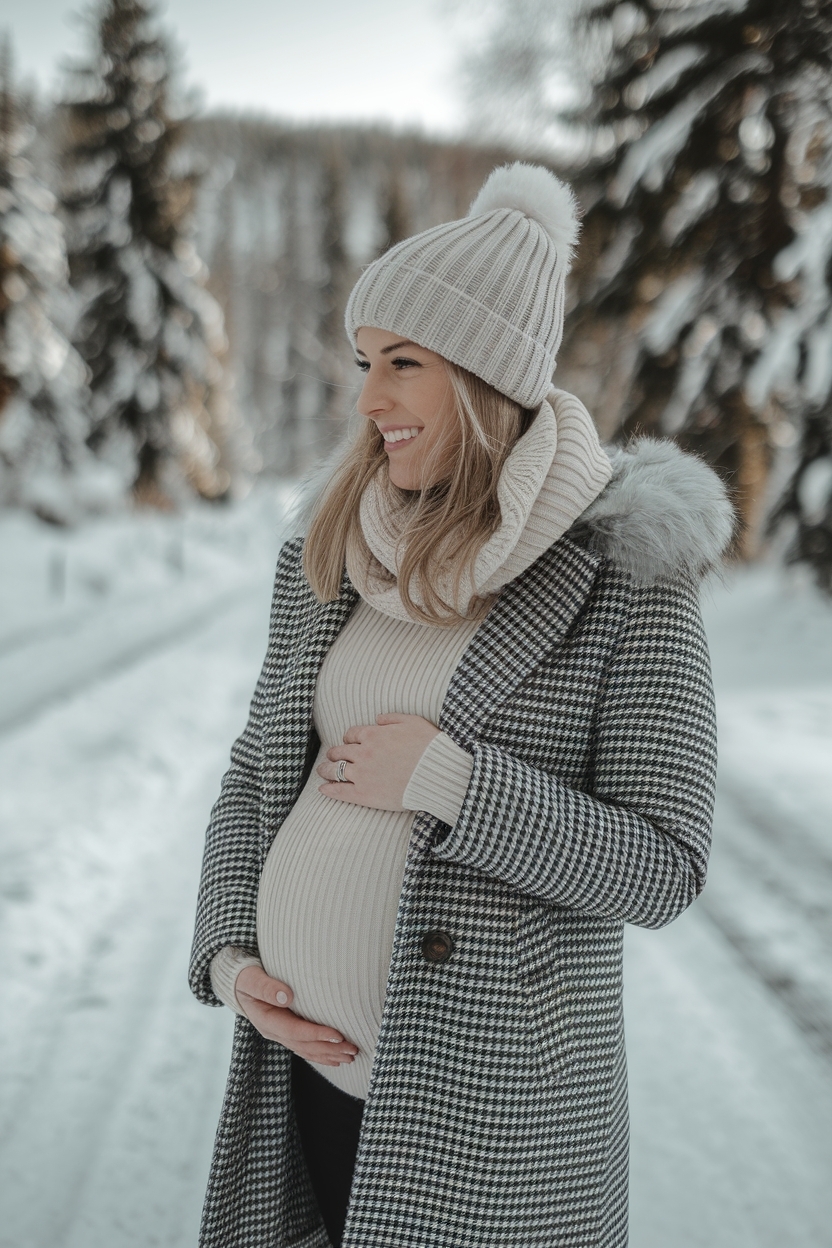 Winter Pregnancy Outfits Cold Weather: Cozy and Cute Options outfit idea