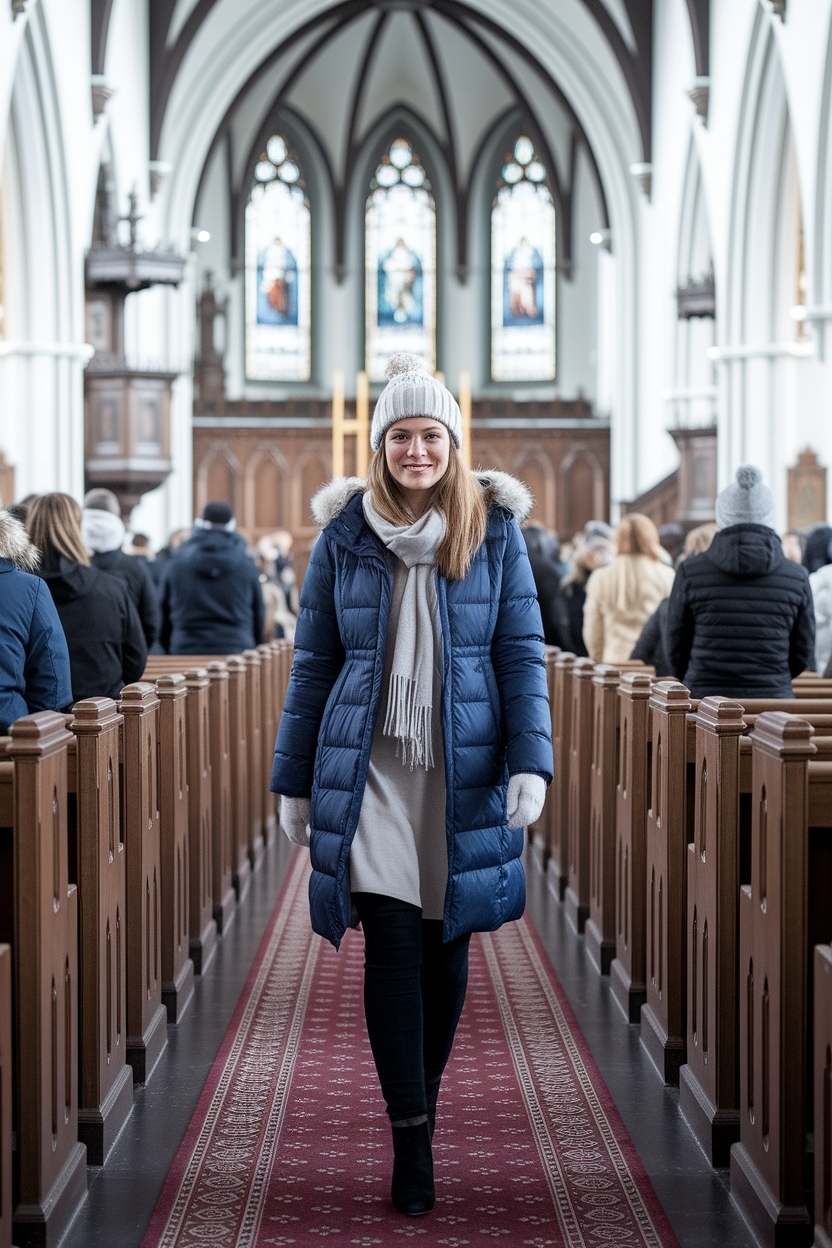 Winter Sunday Outfit Church: Fashionable and Cozy Choices outfit idea