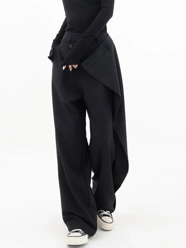 Wrap Front Wide Leg Pants Wrap Front Wide Leg Pants