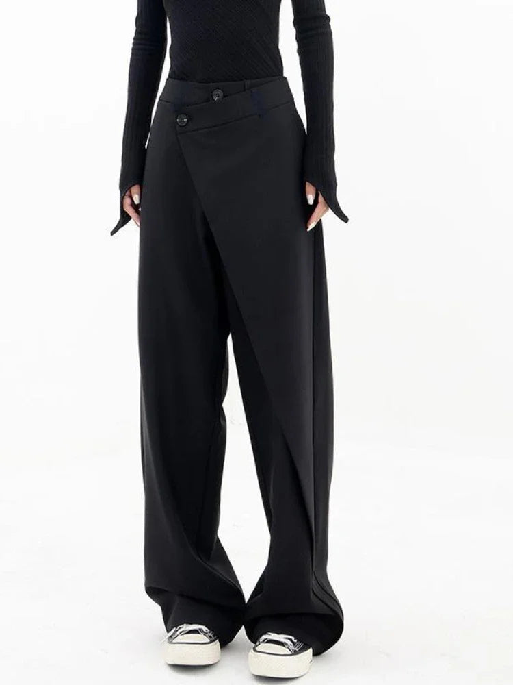 Wrap Front Wide Leg Pants Wrap Front Wide Leg Pants