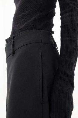 Wrap Front Wide Leg Pants