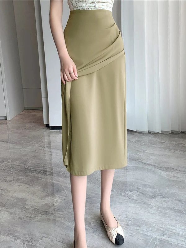 Wrap Midi Skirt