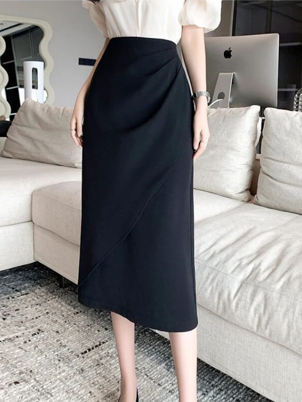 Wrap Midi Skirt