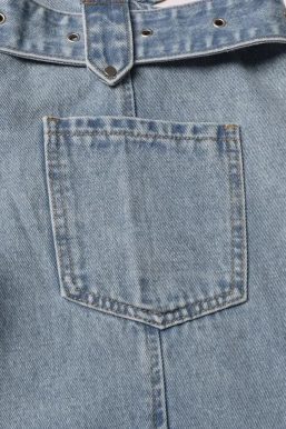 Y2K Belted Cut Out Jeans