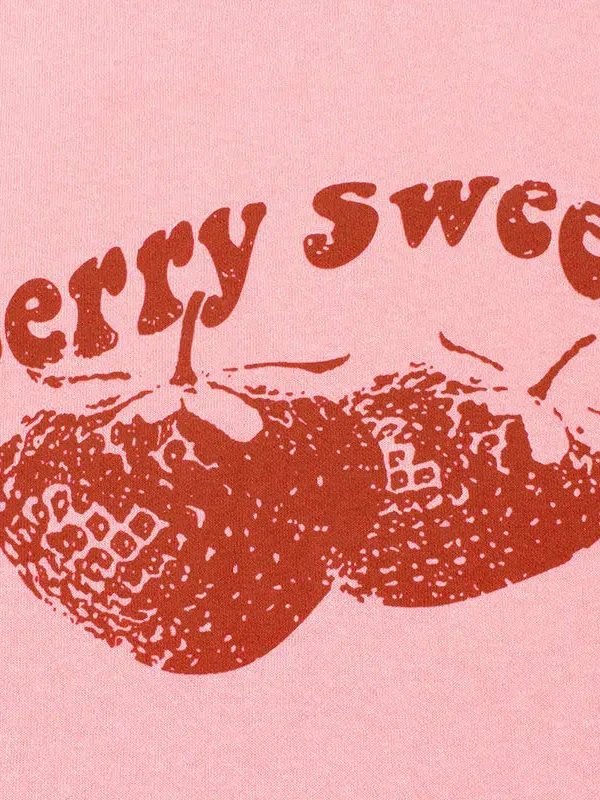 Y2K Berry Sweet Crop Top
