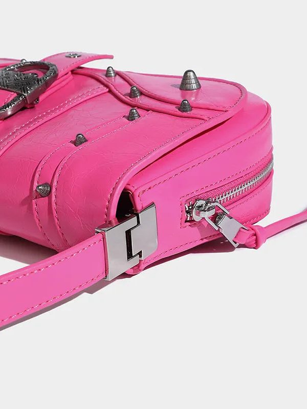 Y2K Candy Belted Baguette Bag