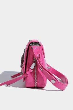 Y2K Candy Belted Baguette Bag