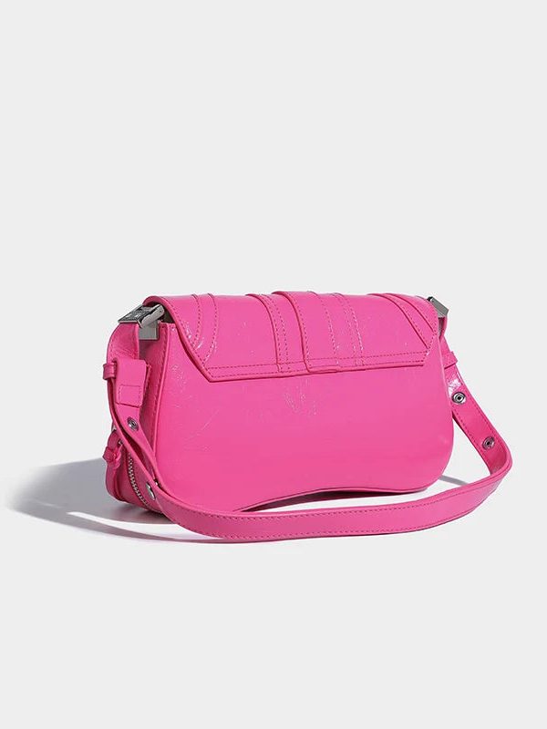 Y2K Candy Belted Baguette Bag