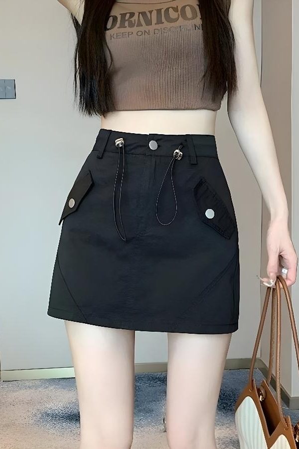 Y2K Cargo Mini Skort