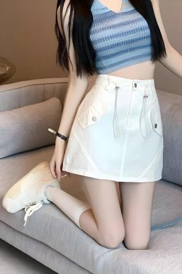 Y2K Cargo Mini Skort
