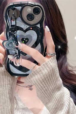 Y2k Chain and Heart iPhone Case