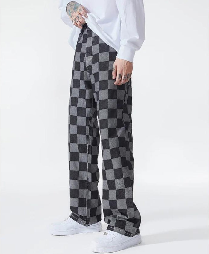 Y2K Checkered Black Pants Y2K Checkered Black Pants