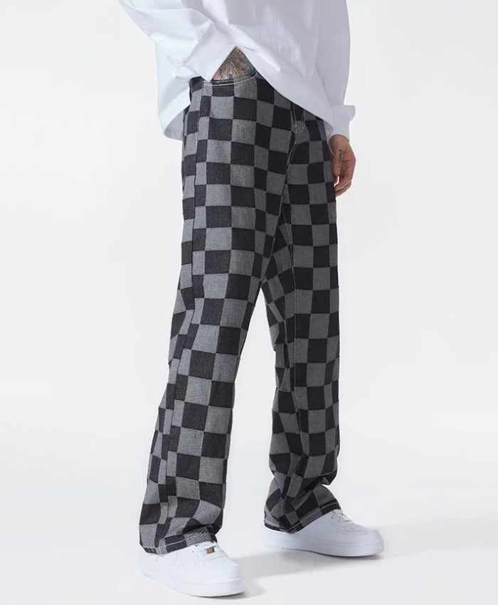 Y2K Checkered Black Pants Y2K Checkered Black Pants