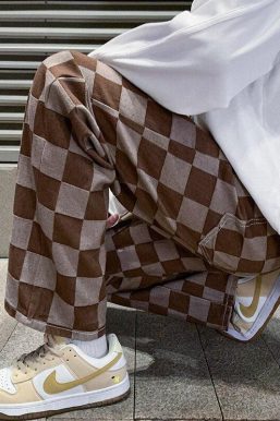 Y2K Checkered Pants