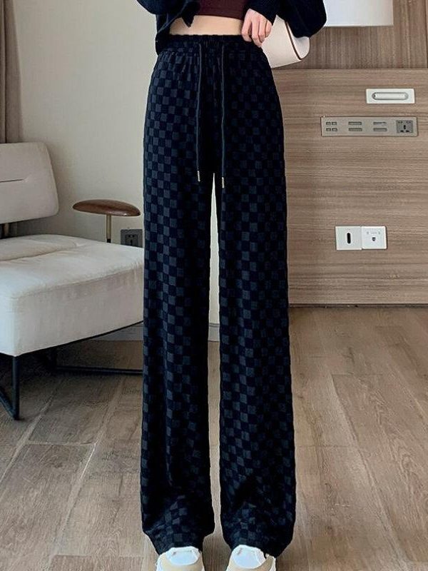 Y2K Checkered Sweatpants