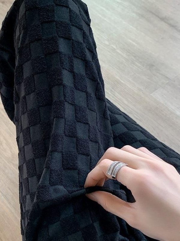 Y2K Checkered Sweatpants