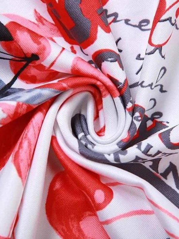 Y2K Cherry Slit Mini Dress