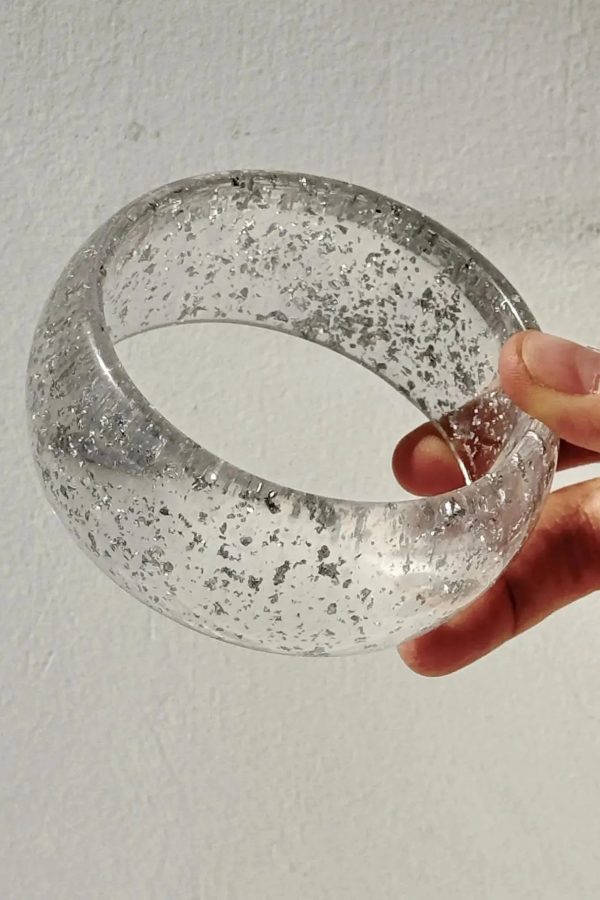 Y2K Clear Resin Bracelet