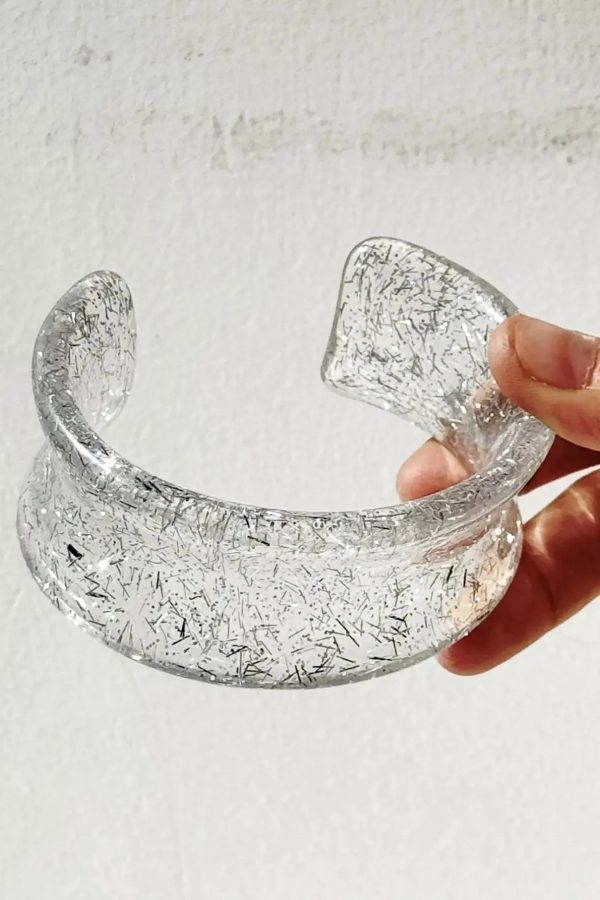 Y2K Clear Resin Bracelet