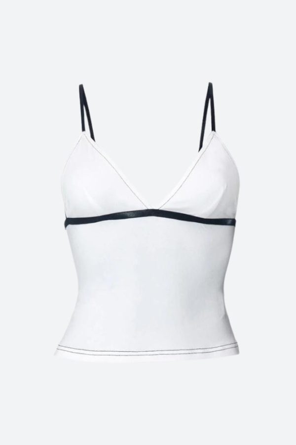 Y2K Contrast Basic Top