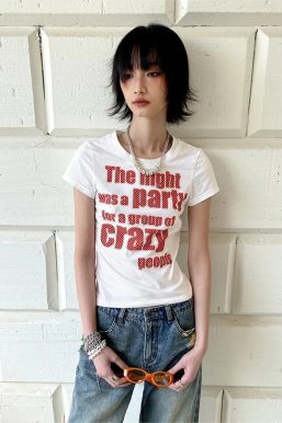 Y2K Crazy Party Graphic Tee