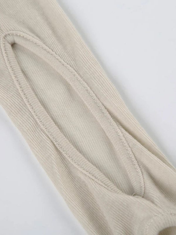 Y2K Cut Out Crop Top