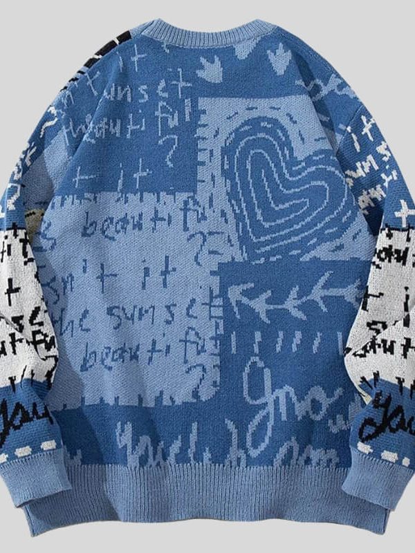 Y2K Dinosaur Sweater