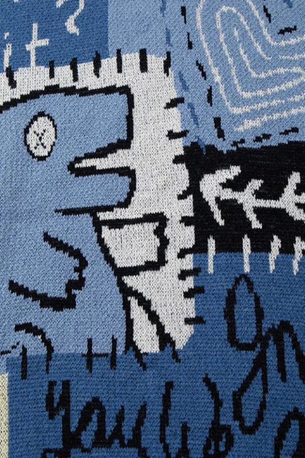 Y2K Dinosaur Sweater